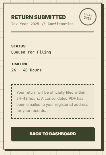 Successful Filing FBR